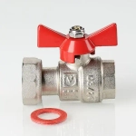 Кран шаровый с накидной гайкой ½"в x ¾"нг Valtec VT.241.N.0405