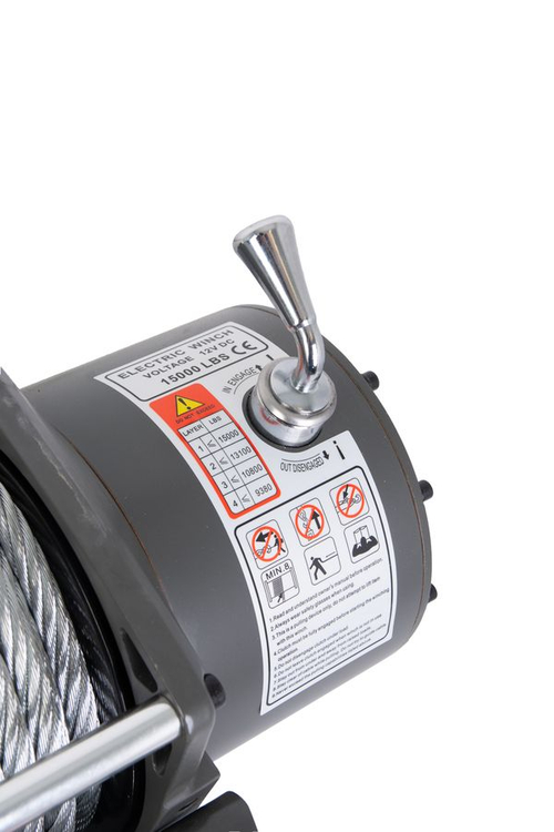 Лебедка автомобильная TOR ЛА SEC15000 г/п 6804 кг 28 м 12V