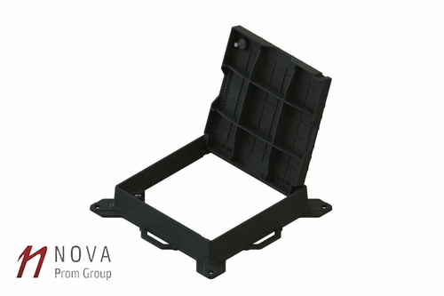 Люк чугунный квадратный класса С250 500х500