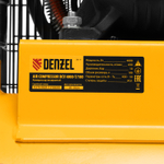 Компрессор воздушный рем. привод BCV 4000-T/100, 4,0 кВт, 100 литров, 690 л/мин Denzel