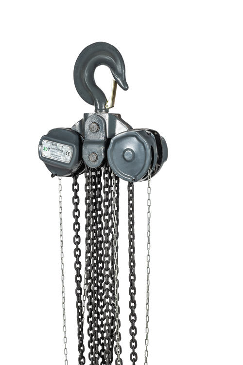 Таль ручная шестеренная стационарная ТВ - 20.0 тн, 9.0 м