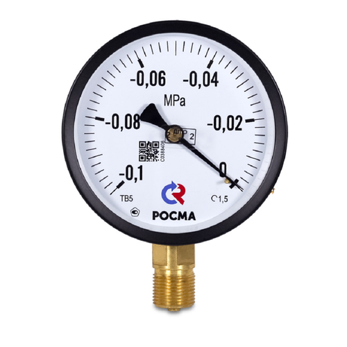 Вакуумметр Росма ТВ-51GР.GG (-G.1-G МПа) М2Gх1.5 1.G общетехнический 1GG мм, тип - ТВ-51GР, радиальное присоединение, -G.1-G МПа, резьба М2Gх1.5, класс точности 1.G