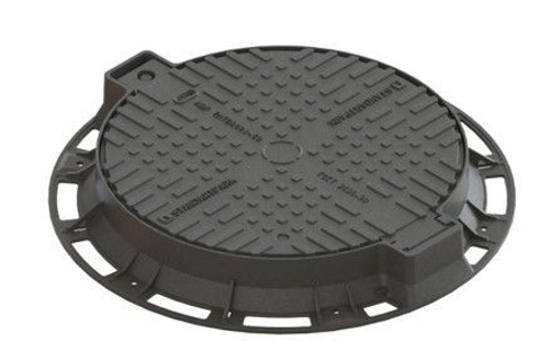 Люк чугунный тяжелый магистральный тип ТМ кл.D400