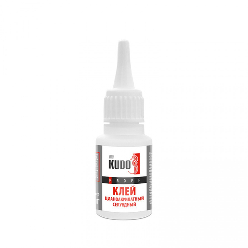 Клей KUDO PROFF SMB-020 секундный прозрачный 20 гр, шт