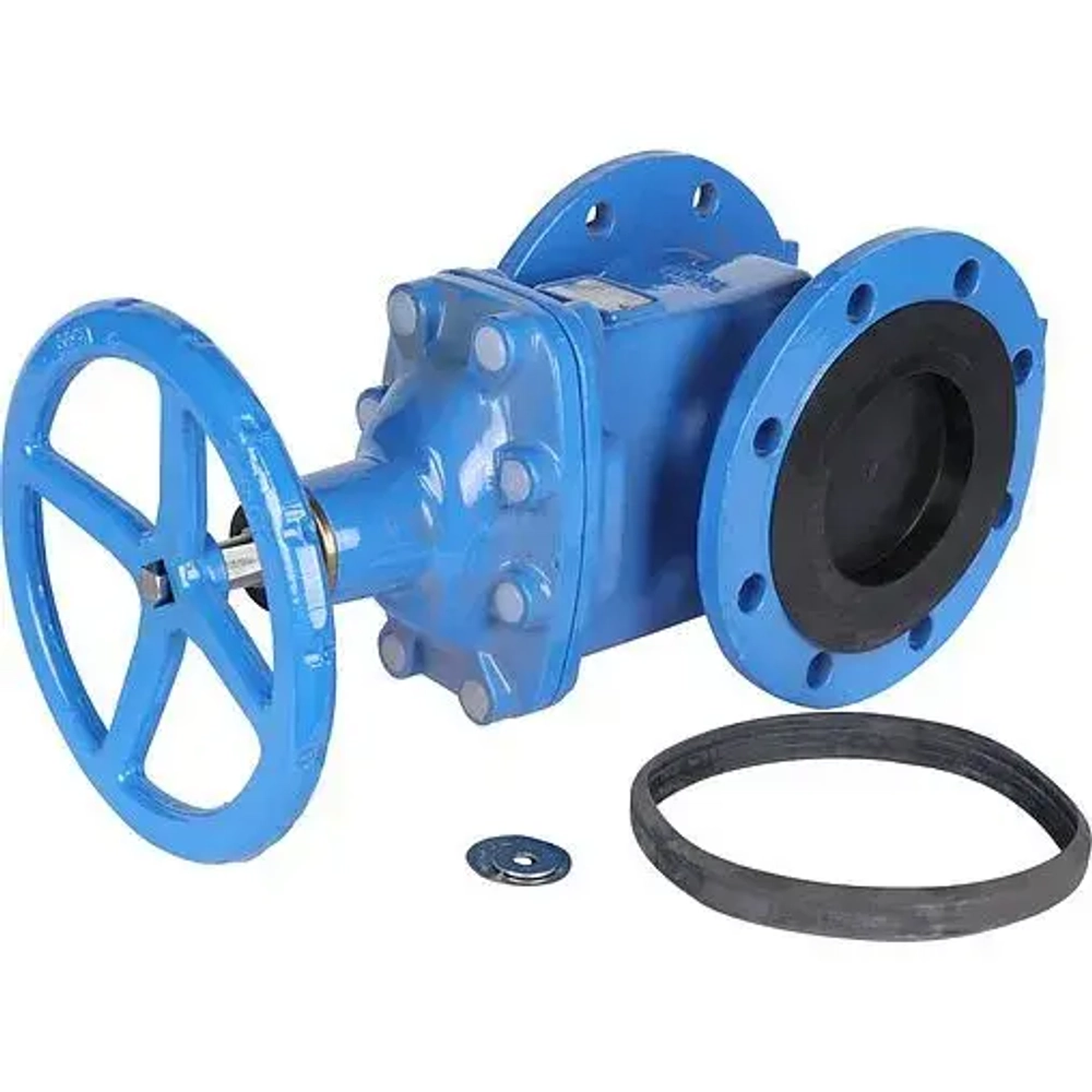 Задвижка с обрезиненным клином фланцевая Ду125 Ру16 Tecofi VOC4241C-00EP0125