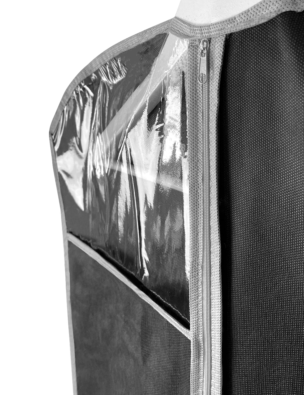 ЧЕХОЛ для хранения шуб, дублёнок, пальто ГЕЛЕОС Венге/темно-коричневый/ 140х60х12 см