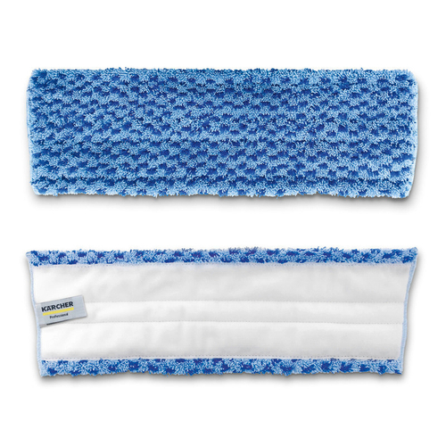 Насадка из микроволокна с абразивом с креплением на липучке, синяя, 40 см