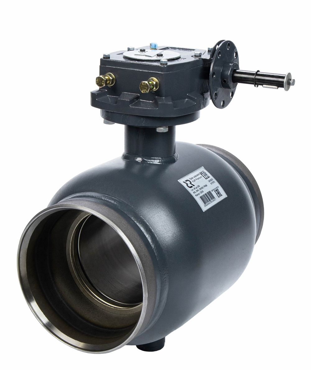 Ридан RJIP Premium 065N0157GR — Кран шаровой WW DN200 PN25 GF (приварной, под привод, стандартный проход)