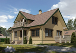 Внешний угол желоба 90° Standard, зелёный