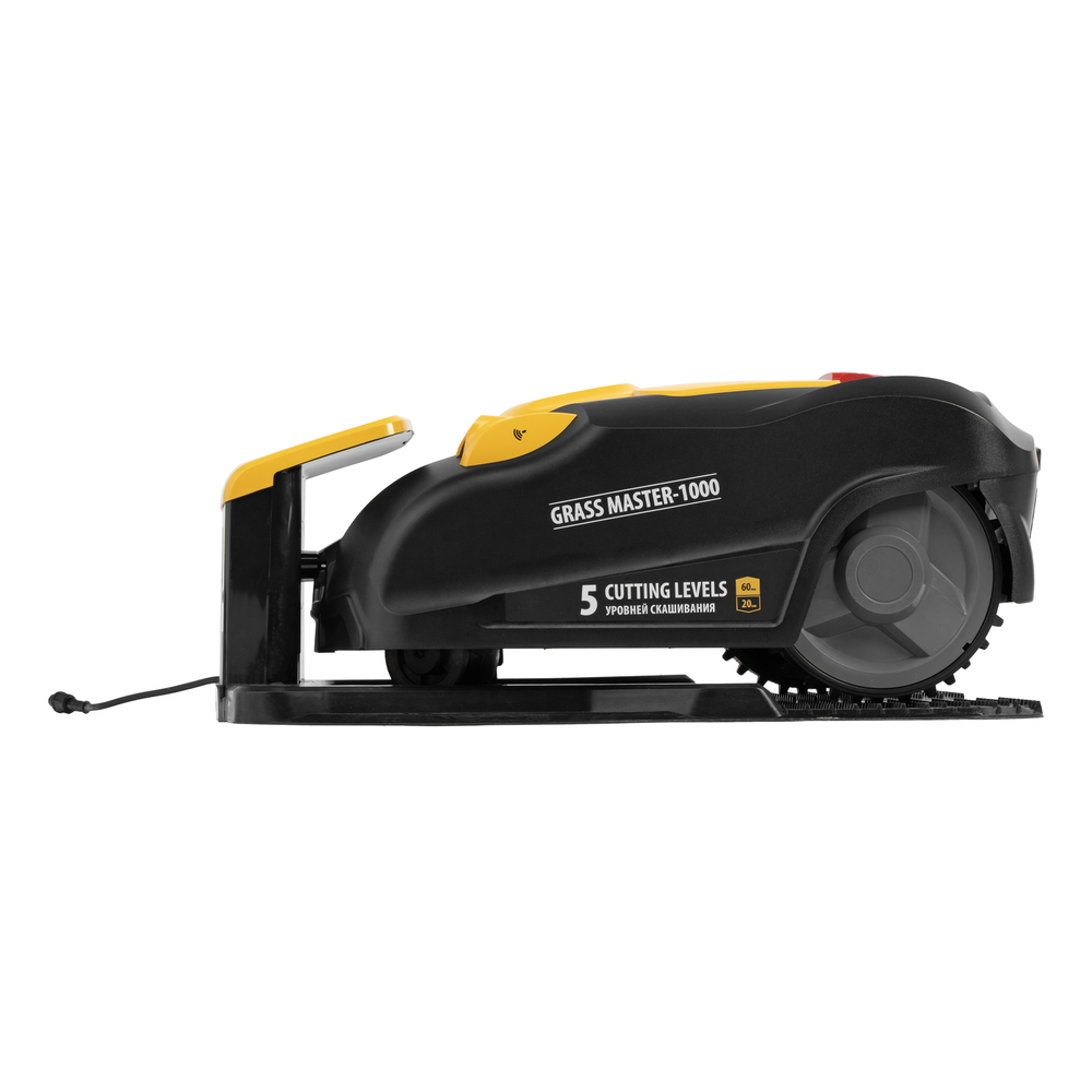 Робот-газонокосилка Grass Master 1000 1000м², 3Ач, 28V, LCD дисплей, Wi-Fi Denzel