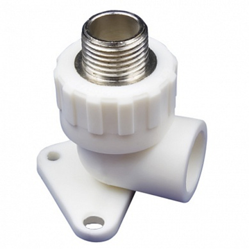 Угольник c креплением (водорозетка) PPRC MeerPlast НР 25х¾"