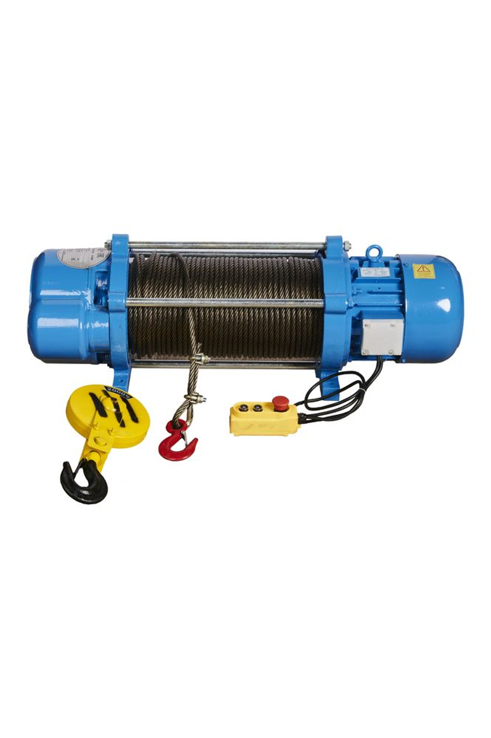 Лебедка электрическая 1000/2000кг 100/50м с канатом 380В TOR KCD
