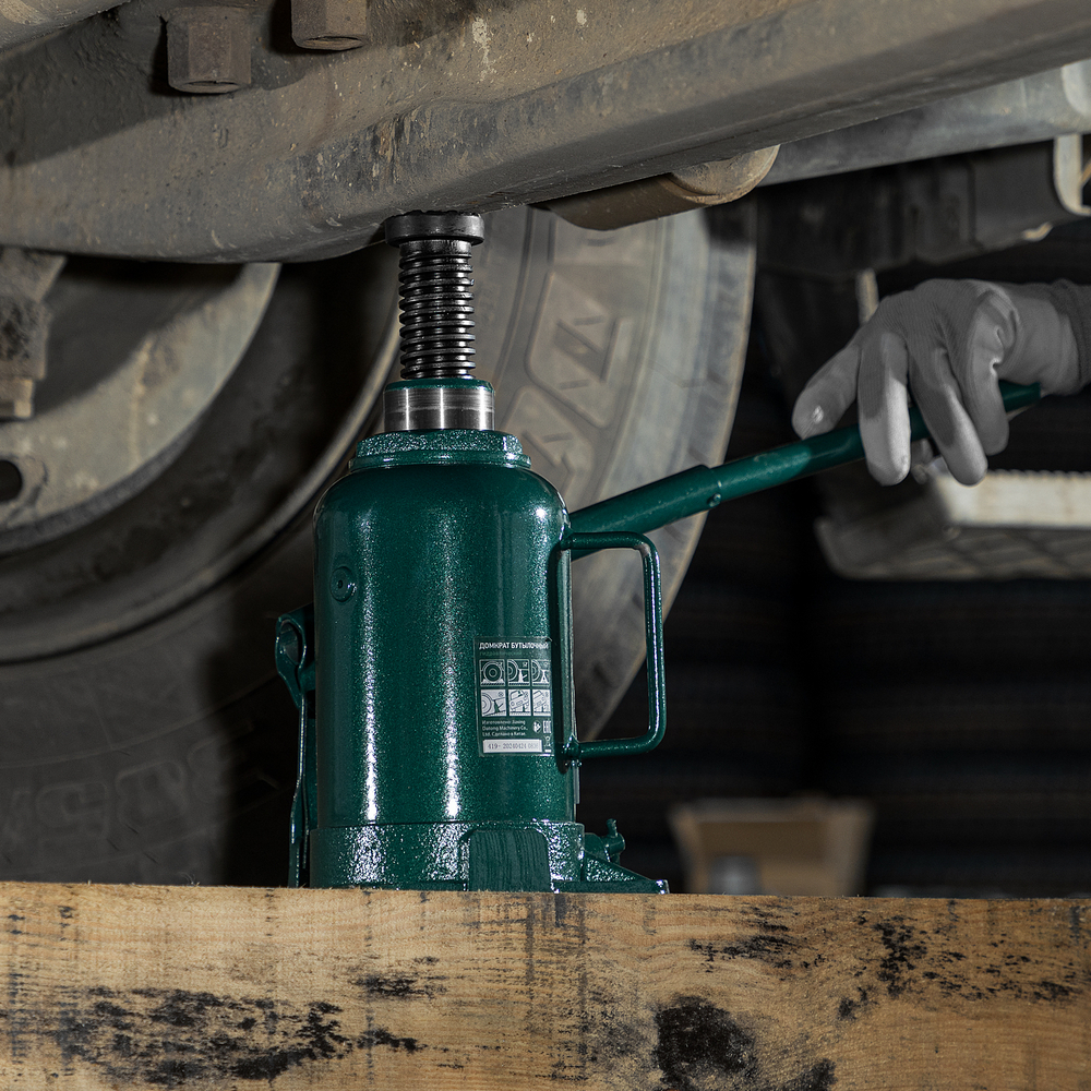 Домкрат гидравлический бутылочный, 20 т, 215-405 мм Сибртех