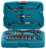 Набор ключей и головок 34 предмета 1/4 Makita B-65567