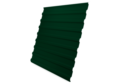Профнастил C20B 0,5 Satin RAL 6005 зеленый мох