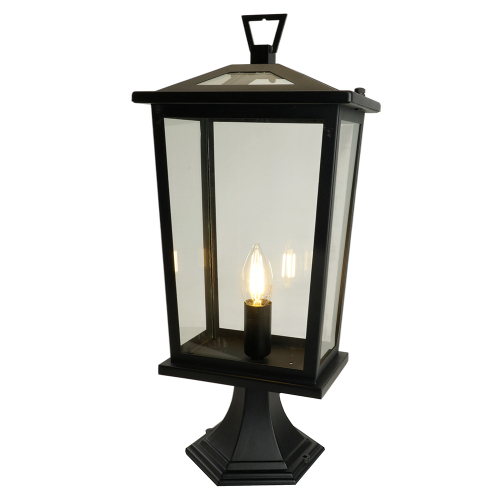 Светильник садово-парковый Feron PL754 на постамент 60W 230V E14, черный 51280