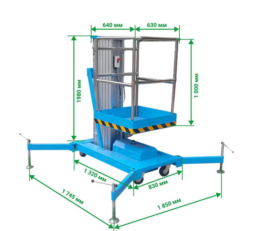 Одномачтовый подъемник PROLIFT GTWY8-100 AC