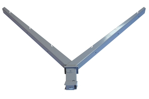 Наконечник V на столб 62х55 RAL 7040