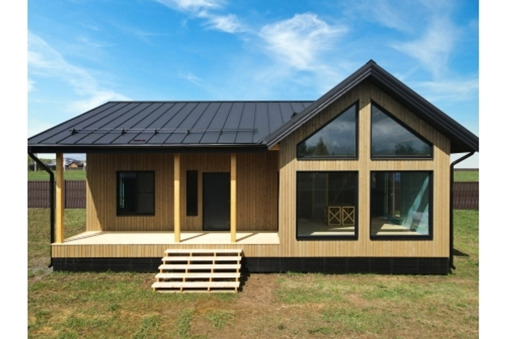 Кликфальц Grand Line 0,5 Satin Matt с пленкой на замках RAL 9005 черный