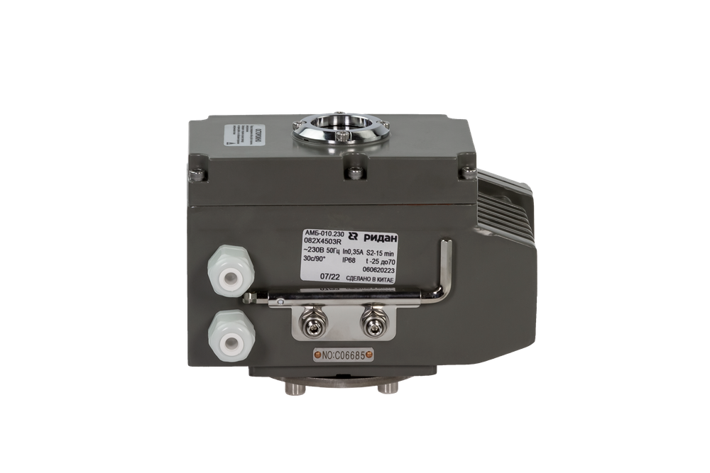Ридан 082X4850R — Затвор дисковый ЗДМ с резьбовыми проушинами PN16, DN250, диск — нержавеющая сталь, с электроприводом 220В