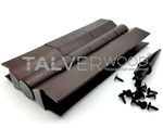 Грядка Eco TalverWood из ДПК 3*1м (пластиковые шарниры),h 270мм