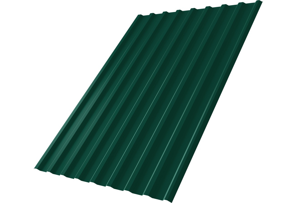 Профнастил C20R 0,5 Satin с пленкой RAL 6005 зеленый мох