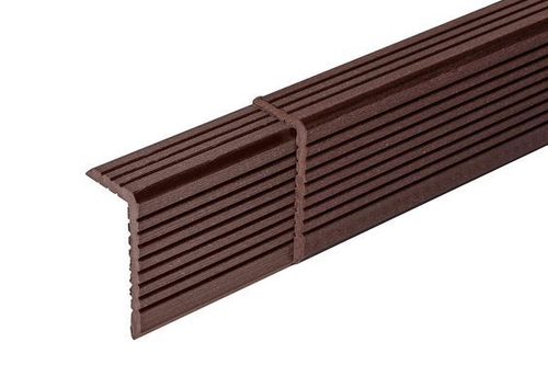 Уголок ДПК для досок Deckron, Darvolex, Ecodeck 35*70*4000мм коричневый