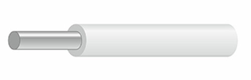 Провод монтажный 2.5 кв.мм алюминиевый 0,45 кВ с ПВХ изоляцией АПуВ (АПВ) 2.5 белый (Бухта 500 м) Металлист