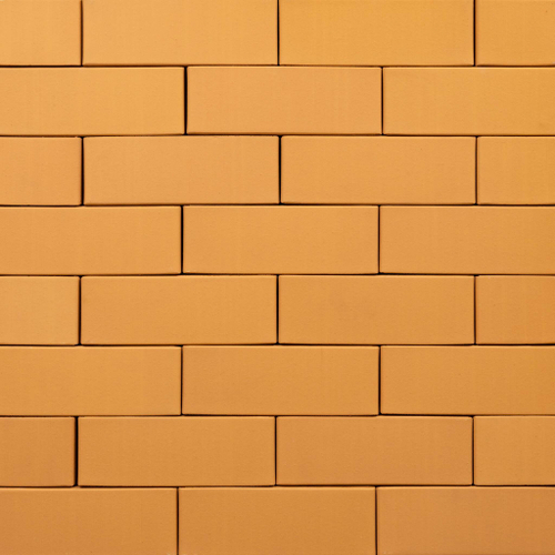 Кирпич керамический Ликолор утолщенный Соломенный Гладкий