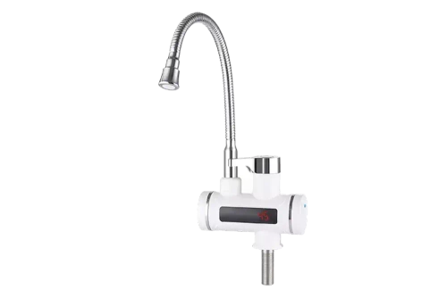 Проточный кран-водонагреватель UNIPUMP BEF-001-02 с дисплеем и гибким изливом