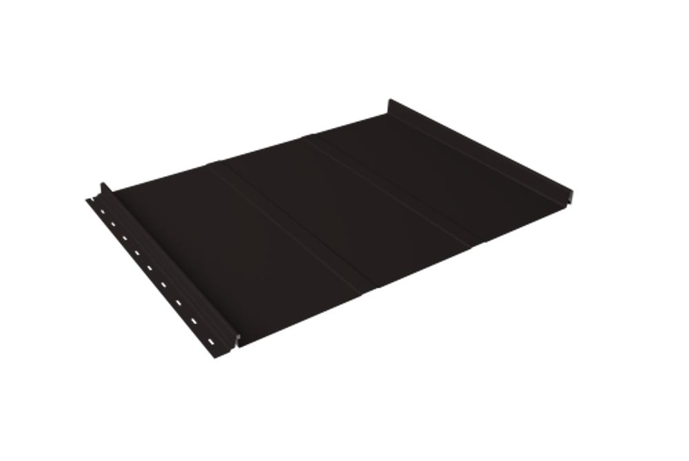 Кликфальц Line Grand Line 0,5 Drap с пленкой на замках RAL 9005 черный