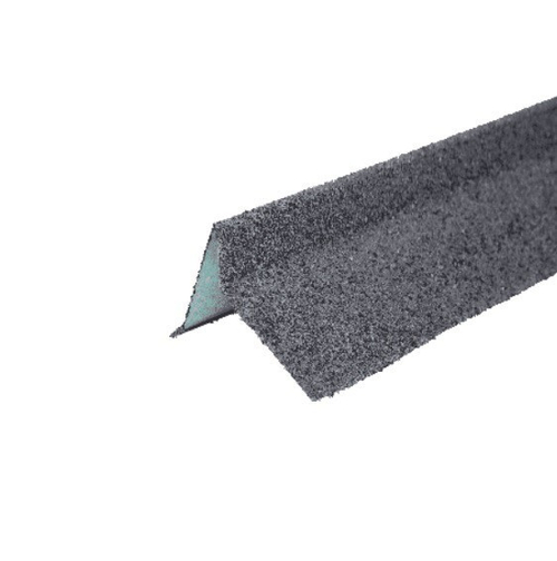 Планка торцевая с гранулятом, графитовый 75х25х65х5 мм, 1,25 м, шт