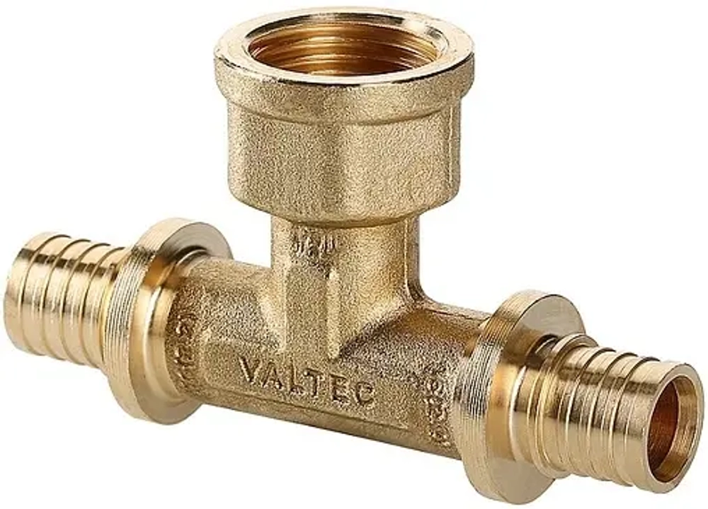 Тройник аксиальный переходной 20мм x ¾"в x 20мм Valtec VTm.432.BG.200520