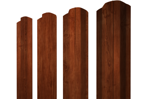 Штакетник М-образный В фигурный 0,45 Print Elite Rowan TwinColor