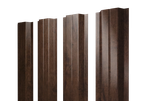 Штакетник П-образный A с прямым резом 0,45 Print-Double Elite Antique Wood
