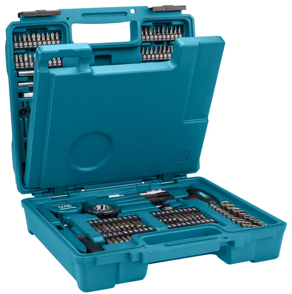 Набор сверл и насадок BASIC 212 шт. Makita E-06270