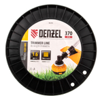 Леска для триммера квадрат 1,6мм х 370м, на DIN катушке FLEX CORD// Denzel