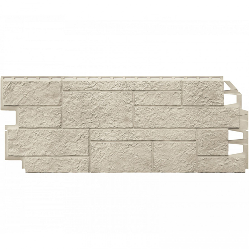 Панель фасадная ТехноНиколь Оптима Песчаник слоновая кость 1128х441 мм (0,42 м2), 10 шт/упак