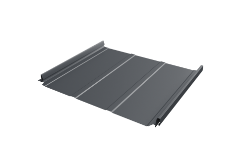 Кликфальц Pro Line Grand Line 0,45 Drap с пленкой на замках RAL 7024 мокрый асфальт