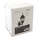 Светильник садово-парковый Feron PL6301 шестигранный на стену вверх 60W E27 230V, черное золото 11897