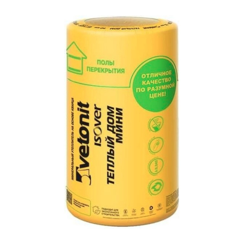 Утеплитель Isover Теплый Дом Мини 8200х610х50 мм, 2 шт