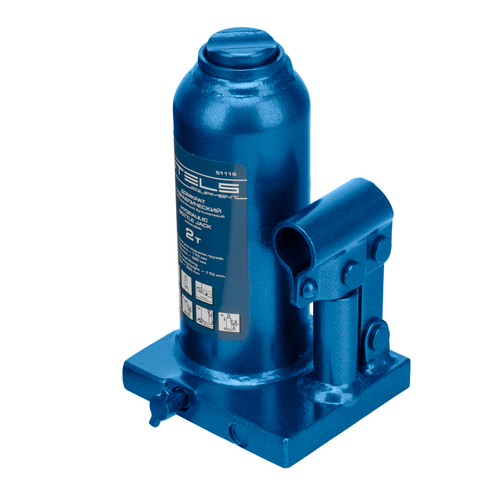 Домкрат гидравлический бутылочный телескопический, 2 т, H подъема 170-380 мм Stels