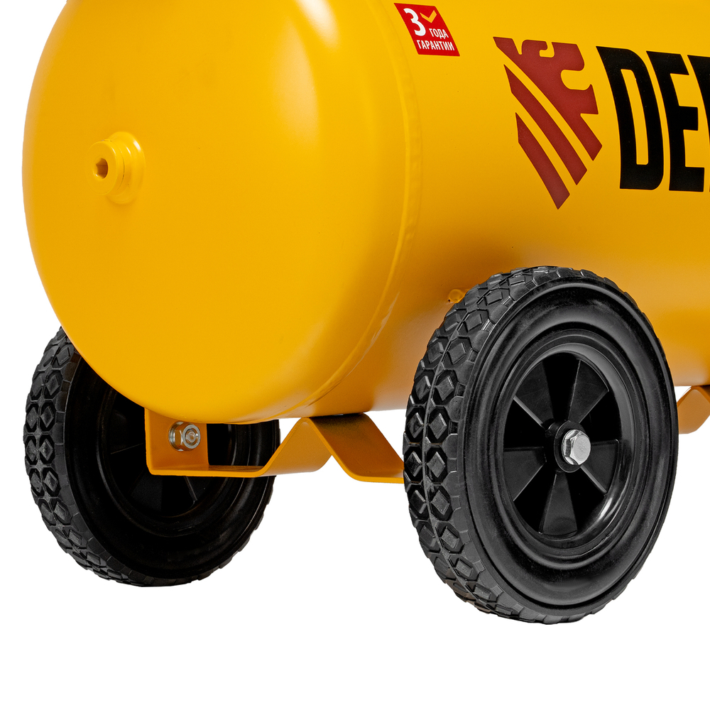 Компрессор воздушный рем. привод BCI 2100/50, 2,1 кВт, 50 литров, 400 л/мин Denzel