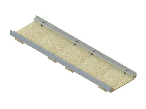 Лоток водоотводный мелкосидящий CompoMax Drive полимербетонный усиленный DN200 H60