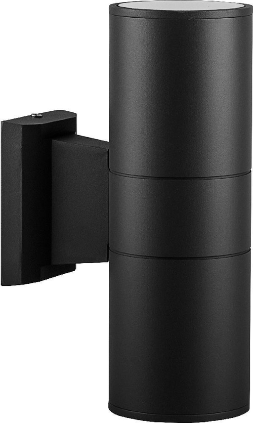 Светильник садово-парковый Feron DH0702, на стену вверх/вниз, 2*E27 230V, черный 06294