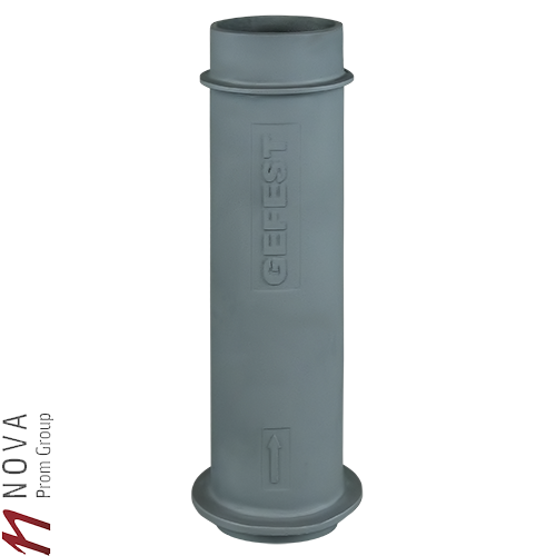 Труба стартовая чугунная L500мм d-130мм GFS верхняя (м/п, м/м)