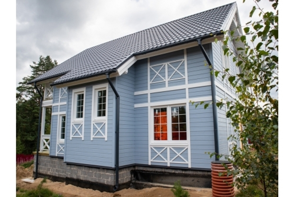 Металлочерепица классик 0,5 Satin RAL 7024 мокрый асфальт