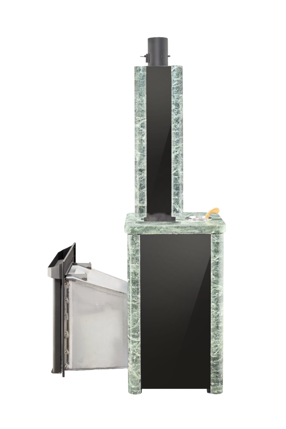 Печь для бани "Квадра ПФ" (Стекло- Камень)