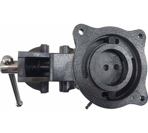 Слесарные тиски GRIFF 75 мм, серия PRO, поворотные, стальные губки, с наковальней 5кг g164022