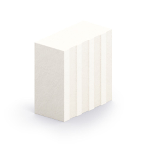 Силикатный блок Поревит СБПо 1-125 125х250х250 мм доборный, под